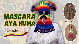 Máscara AYA HUMA - Cultura y Tradición - Cayambe - Ecuador