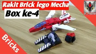 Build lego Mech | Rakit Qman Brick Mecha Pesawat Jet Merah. Super Alloy Ares