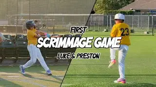 First scrimmage game #elitelobosbaseball #baseballbrothers #basebroz #baseballerz