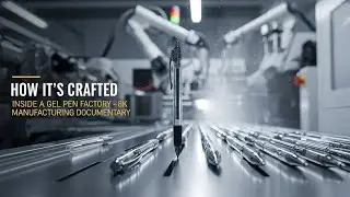 Inside a Gel Pen Factory | Satisfying Manufacturing Process (8K Documentary)