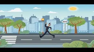 CSS Parallex Background Animation | CSS character walking animation effects | CSS animation