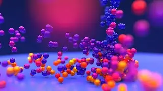 Cinema 4D X Particles Lotka-Volterra Particle Simulation | Strange Attractor Series: 002