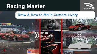 Racing Master : Draw McLaren P1 & How to Make Custom Livery #livery#racing#gaming #mclaren#mclarenp1