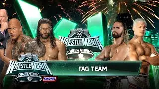 Team Roman Vs Team Seth Tag Team Match in Wrestle Mania 40 WWE2K25 | Simpi Gaming #wwe #wrestlemania
