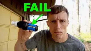 MY SAWYER SQUEEZE WATER FILTER FAILED!