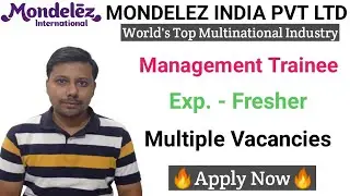 Management Trainee 2021 Recruitment in Mondelez International I All B.E/B.Tech & ME/M.Tech can apply