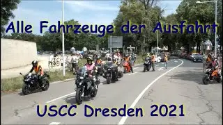Ausfahrt / Sunday Cruise USCC Dresden 2021 alle Fahrzeuge