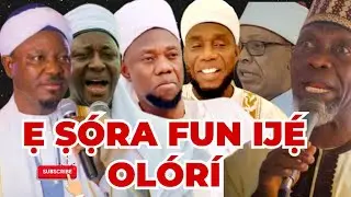 Ẹ ṢỌ́RA FUN IJẸ́ OLÓRÍ LECTURE BY SHEIKH MUFTY DIYYA OON 14 January 2026