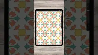 Easy pattern work #patterndesign #pattern #procreate #creativepatterns