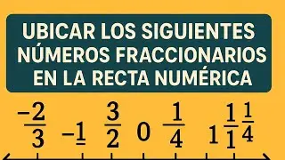 Ubicar fracciones en la recta num&eacute;rica | Matem&aacute;ticas f&aacute;ciles