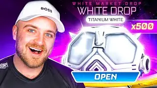 My luckiest Titanium White Crate Opening EVER!