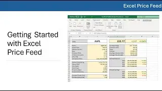 Getting Started with Excel Price Feed