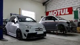 Abarth 695 Rivale et une Abarth de 400ch dans un rassemblement de fou !!!