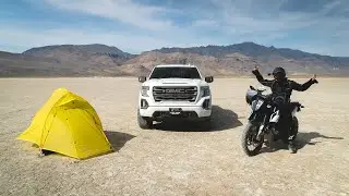 ADV motorcycle riding the Alvord Desert & Hot Springs | Oregon Moto Adventure Ep 4