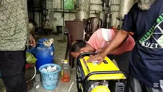 Successful Operation of Gasoline Generator Using Sludge to Oil (SOIL) project Octane