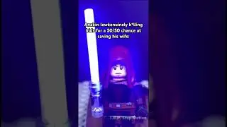 Anakin deleting younglings just to save a girl💀 #starwars #lego #stopmotion #clonewars