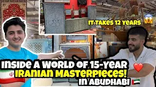 It takes 12Year😱Handmade Iranian🇮🇷Masterpieces in Abu Dhabi!🇦🇪|Unbelievable Craftsmanship#jawadvlogs