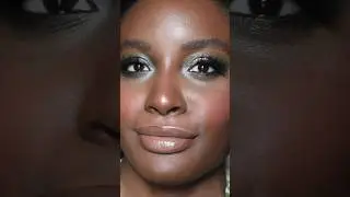 Blend Bunny Surge Green Tutorial on Dark Skin #makeup #eyeshadow