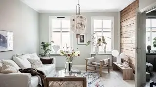 calm Scandinavian apartments with rustic touch
