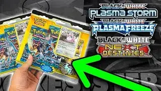 Opening a PLASMA STORM, PLASMA FREEZE, and NEXT DESTINIES Pokemon Card Blister!