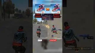 OB42 Update vs OB43 Update  Kon achcha hai shorts FF vs FF Max #short Bimas Gaming❤️😱