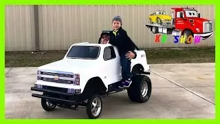 Putting A Dragster Wheels and Tires on the Monster Truck