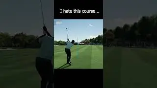 Hardest course in Golf...  #golf #funny #gaming