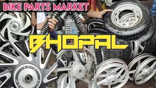Bike spare parts wholesale market in Bhopal || Auto spare parts || bajaj, Honda, tvs, all bike parts