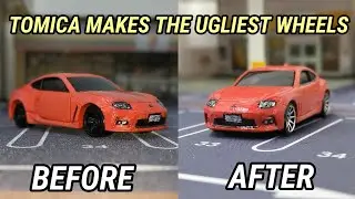 TOMICA MAKES THE UGLIEST WHEELS! #hotwheels #racing #diecast #toys #jdm #automobile #cars #mod #diy 
