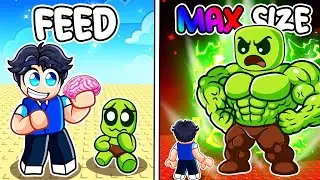 I Spent TRILLIONS Upgrading MY ZOMBIE In Roblox Fight Your Zombie...