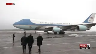 Live: Air Force One lands at Duluth International Airport