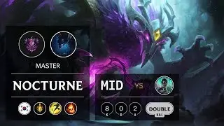 Nocturne Mid vs Karma - KR Master Patch 9.18