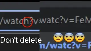 Easter egg in YouTube removing h from watch #666
