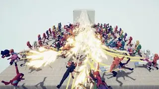 How many Super Peasant to defend the bridge vs x200 imposters ? ► Totally Accurate Battle Simulator