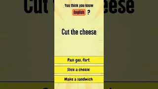 Cut the cheese