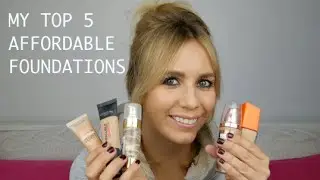 My Top 5 High street/Drugstore Foundations