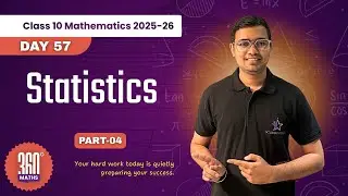 Day 57 | Statistics ke Important Que | CBSE Class 10 | Boards 2026 | Maths is easy with Jinu Bhaiya