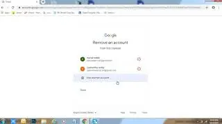 Как удалить сохраненную учетную запись Gmail с компьютера | Любой браузер
