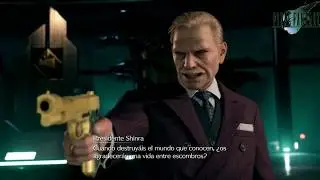 FINAL FANTASY VII REMAKE (Barret Death, Mr. Shinra and Sephiroth/Muerte de Barret, Shinra y Sefirot)