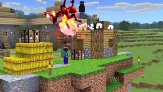 Ender Dragon Fight in Smash Ultimate