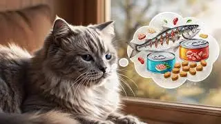 a gray furry cat dreaming about his food. #fypシ゚viral #foryou #cat #trending #viral 