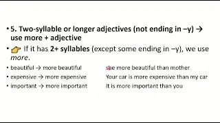 @bbclearningenglish  រៀនភាសាអង់គ្លេស ច្បាប់ទាំង៦ នៃ គុណនាមប្រៀបធៀប