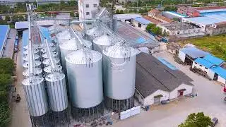 China Grain Silos, Flat Bottom Silo and Hopper Bottom Silo Supplier #silosystem #grainsilo