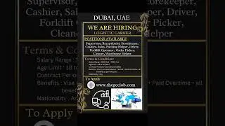 Logistic jobs in Dubai
