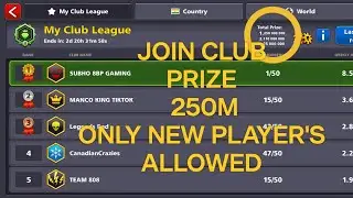CLUB LEAGUE TOP 🔥 8 BALL POOL