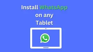 Установите WhatsApp на планшет и войдите в систему. Зарегистрируйтесь по номеру телефона. Больше ...