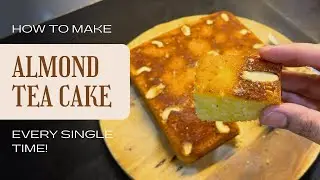Homemade Almond Tea Cake 😍🥞😋 | Recipe By Biya&rsquo;s Kitchen 🏘