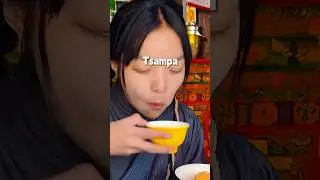 Traditional staple food of the Tibetan people in China. #tibetan #food #china #traditional