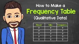 How to Make a Frequency Table (Qualitative Data) | Math with Mr. J