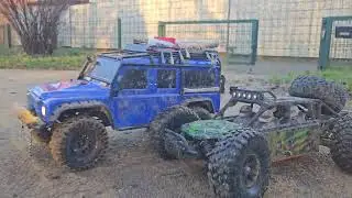 4x4 off Road  DF-Models 3174 beach fighter crash RC Car Review Crawler Traxxas TRX4 Defender